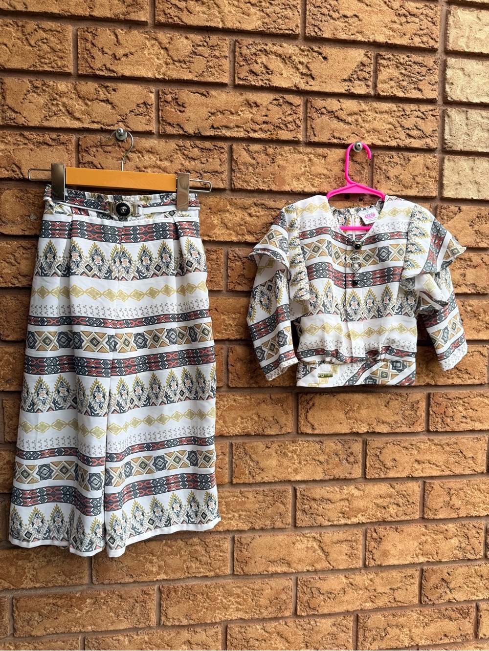 Zeel Creation Bohemian Geometric Print Co-ord Set